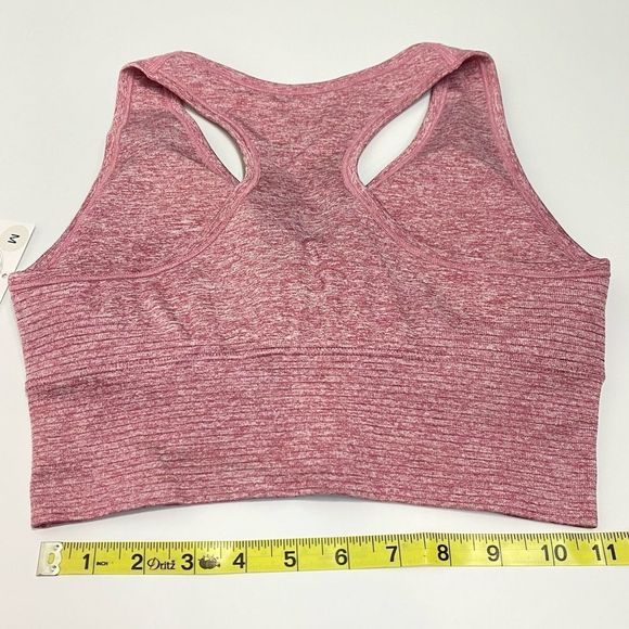 Long Line Sports Bra in Pink - Picture 4 of 6